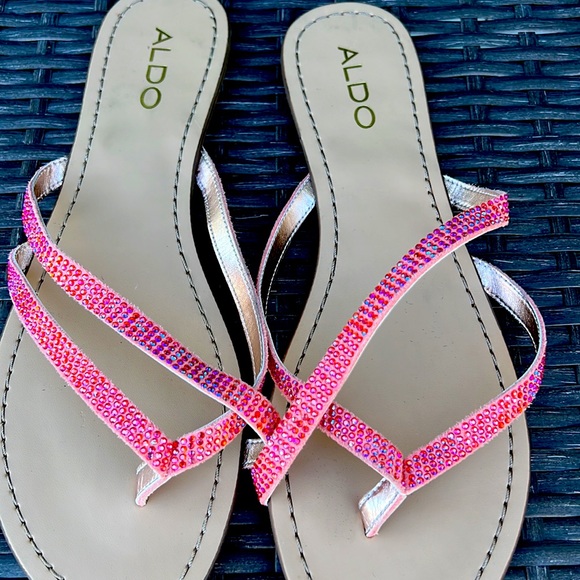 ALDO Rhinestone Sandal. NWOT. - Picture 2 of 4